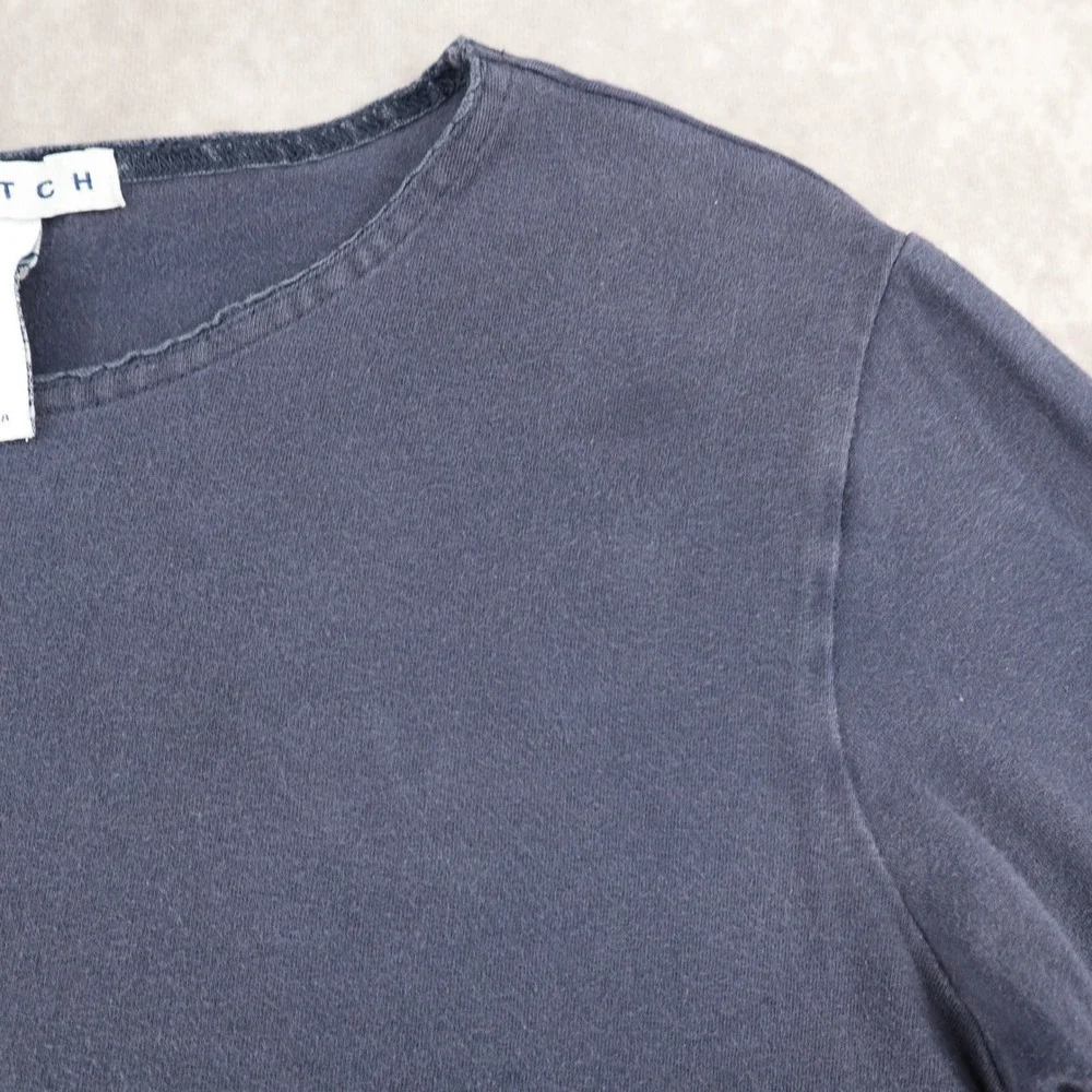 Vintage Gap Long Sleeve Y2K Navy Stretch Long Sleeve Tee Shirt Cotton Fits XS